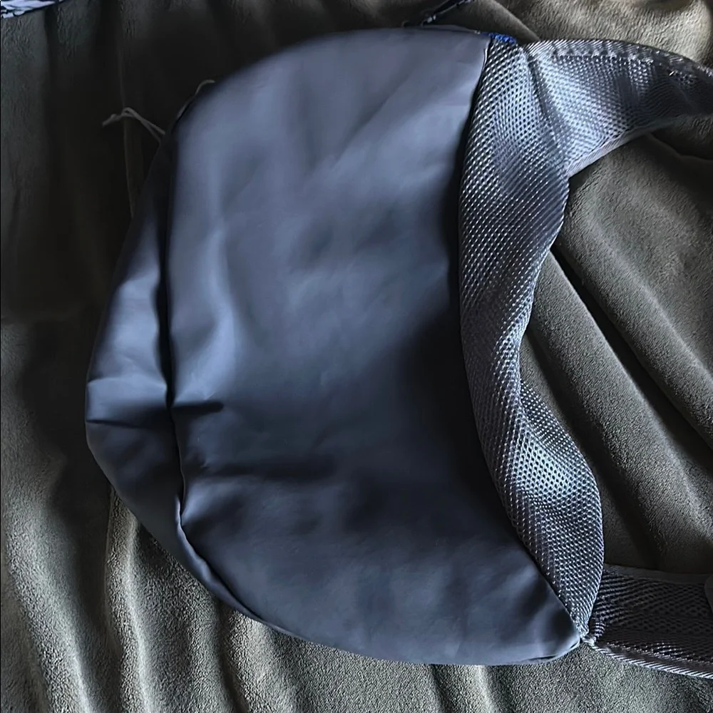 Blue and Gray pet carrier backpack